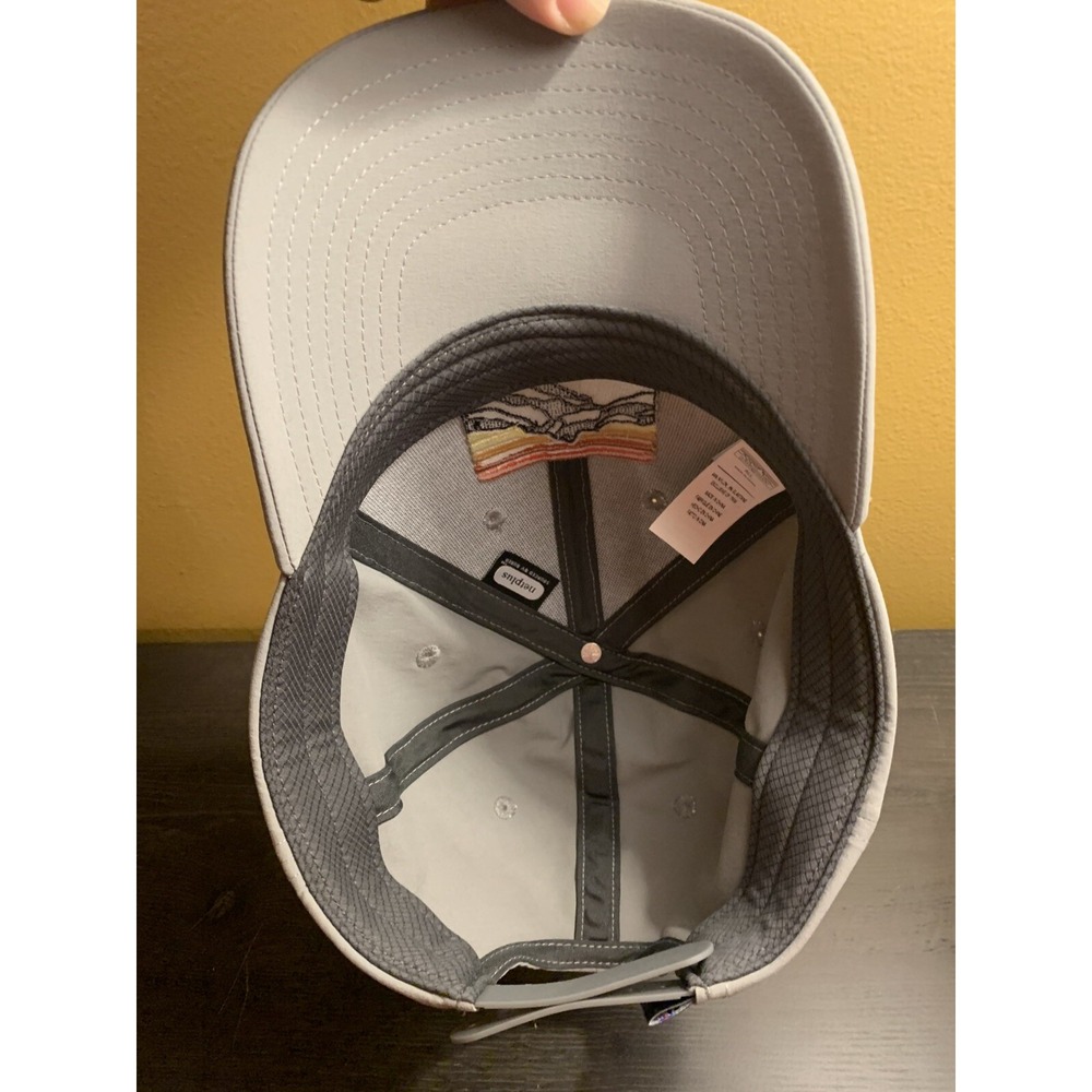 Patagonia Line Logo Ridge Channel Watcher Hat Cap Adjustable SnapBack‎ Gray - Picture 4 of 7